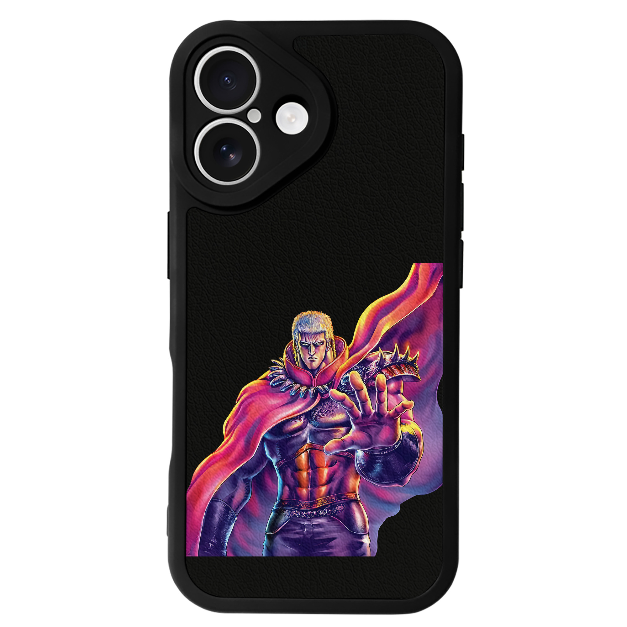 （画像用） 北斗の拳 Fist of the North Star 【iPhone 16シリーズ対応】シリコンスマホケース（レザー調） 材質：シリコン